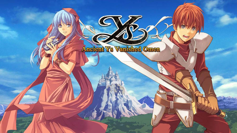 The Official Picture of Ys Chronicles I & II with its Characters, One of jrpg games for android.