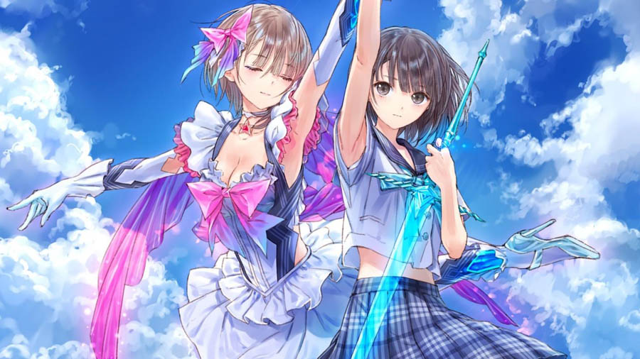 The Official Picture of Blue Reflection with its Characters, One of jrpg games for pc.