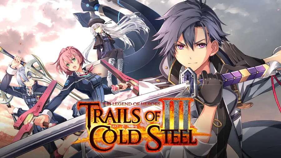 The Official Picture of The Legend of Heroes: Trails of Cold Steel III with its Characters, One of jrpg games for pc.