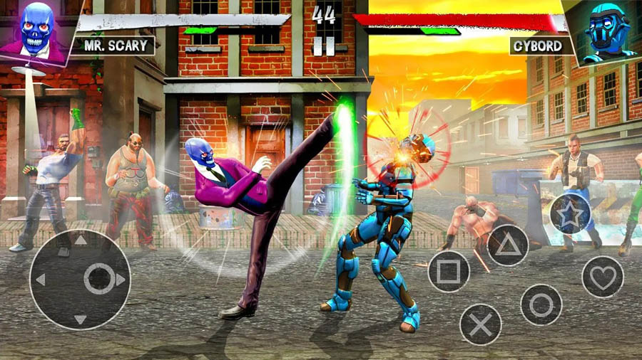 A wallpaper of Karate King Final Fight, one of the best karate games for android.