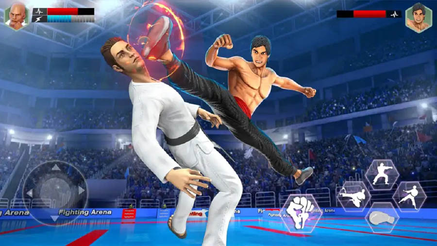 An official wallpaper of Karate Do, one of the best karate games for ios.