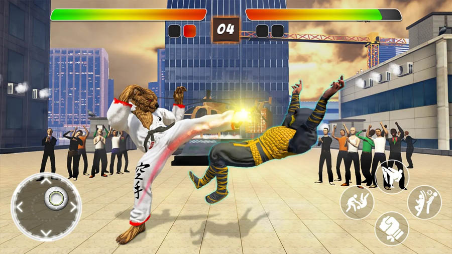 A picture of Karate Combat, one of the best karate games for ios.