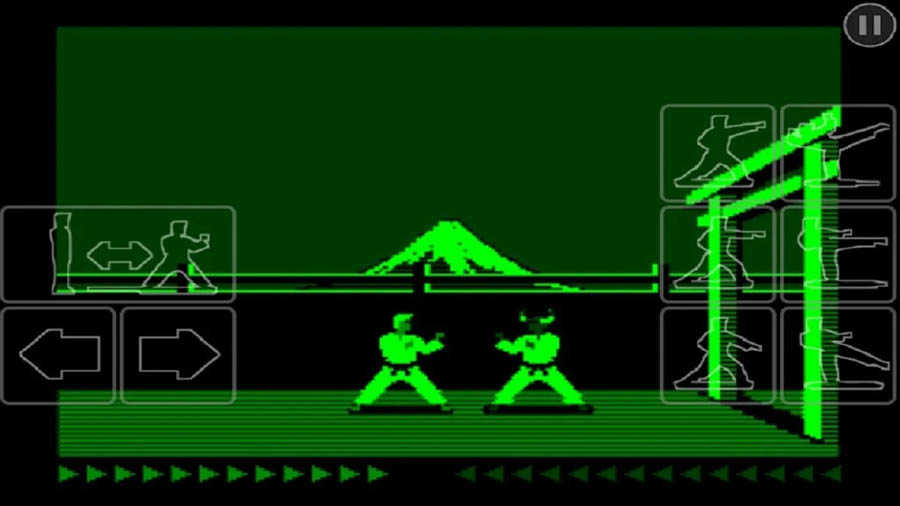 An official photo of Karateka Classic, one of the best karate games for ios.