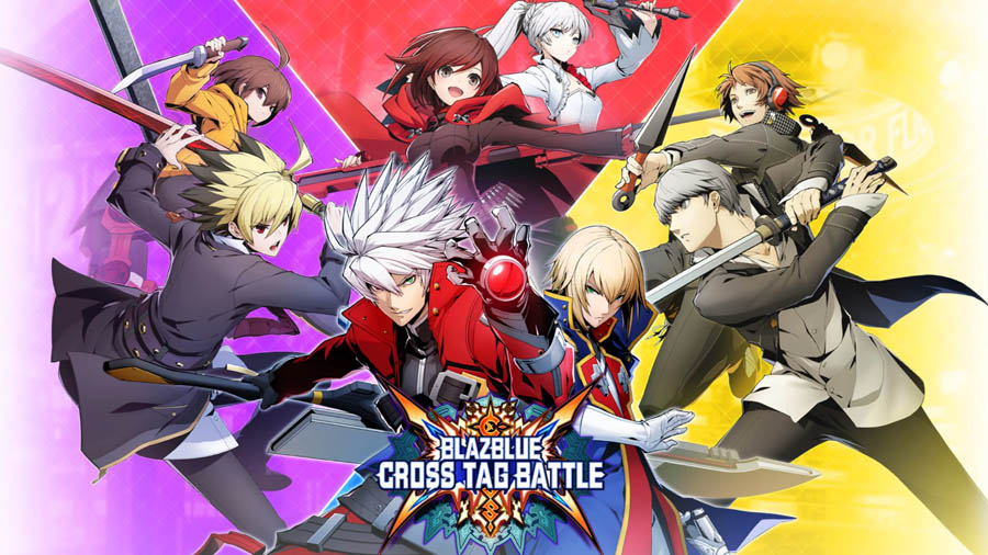 A picture of BlazeBlue: Cross Tag Battle, one of the best karate games for switch.