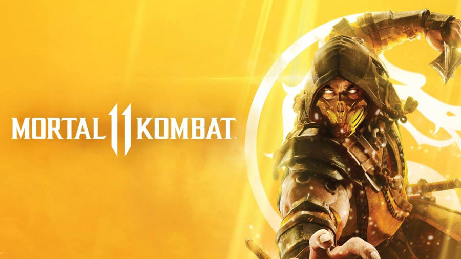 The Official Picture of Mortal Kombat 11 with Scorpion, One of best karate games for xbox.