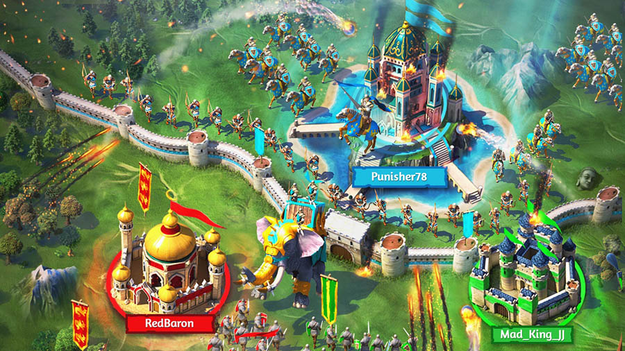 A picture of March of Empires, one of the best kingdom games for ios.