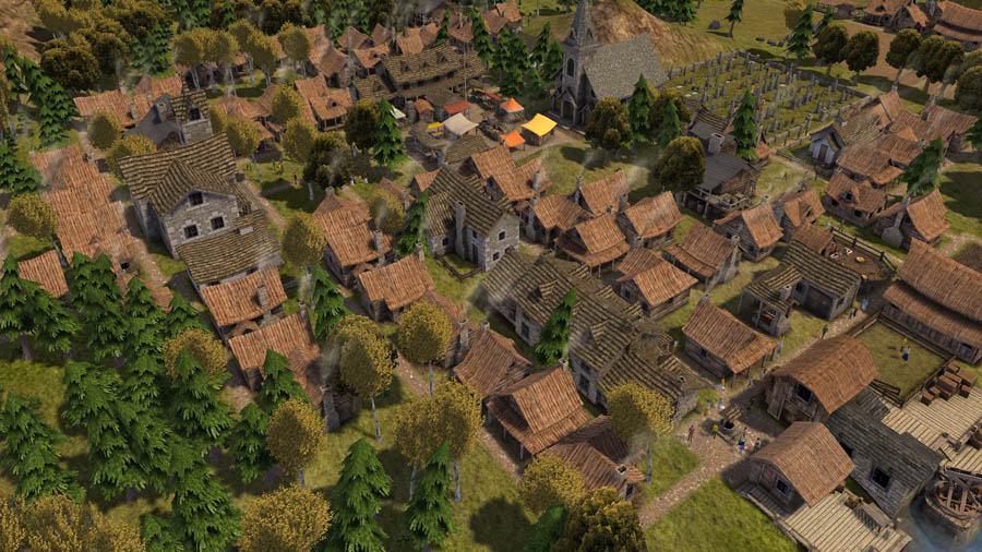 A picture of Banished, one of the best kingdom games for PC.