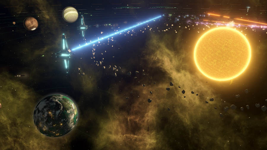 A picture of Stellaris, one of the best kingdom games for PS5.