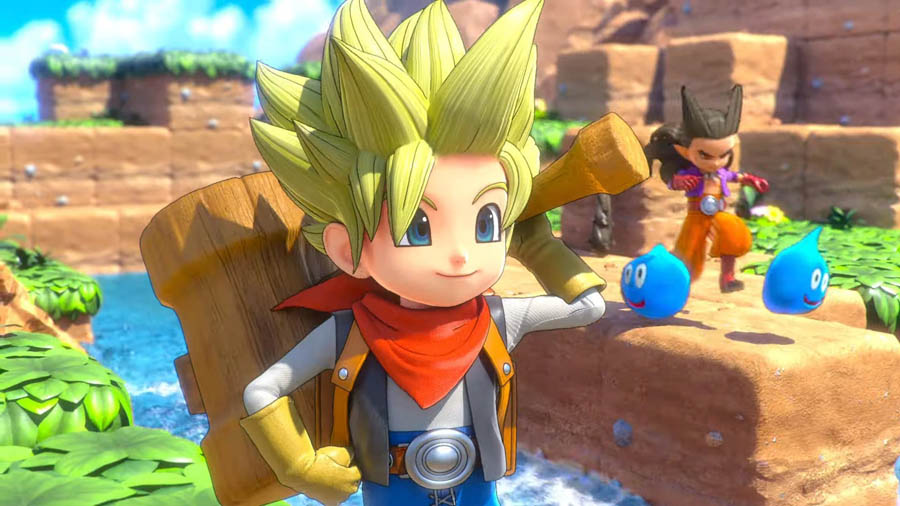 A wallpaper of Dragon Quest Builders 2, one of the best kingdom games for Switch