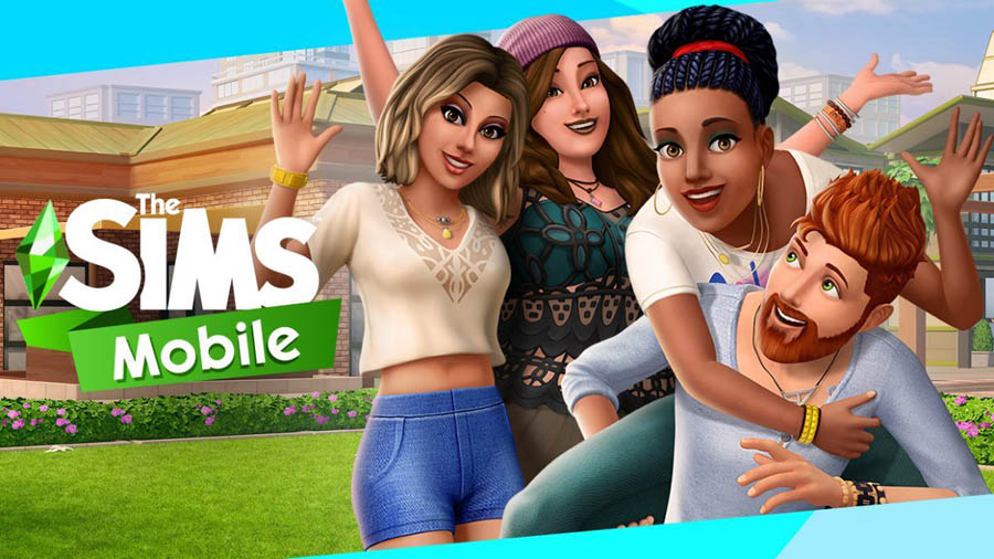 The official cover of The Sims Mobile.