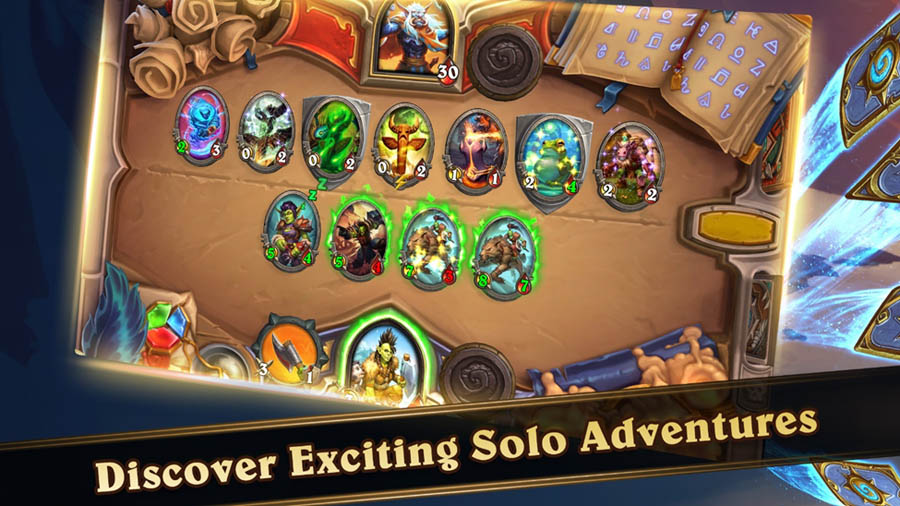 in game Picture of Hearthstone, One of best multiplayer games for iOS.