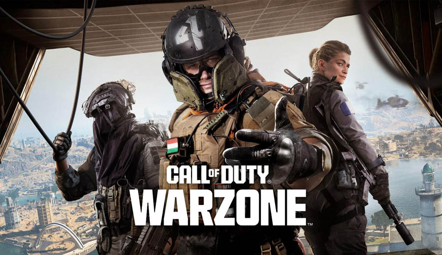 The Official Picture of Call of Duty: Warzone with its characters, One of best multiplayer games for PC.