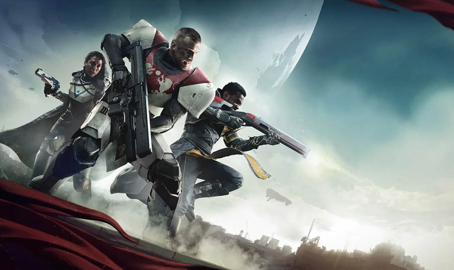 The Official Picture of Destiny 2 with its characters, One of best multiplayer games for PS5.