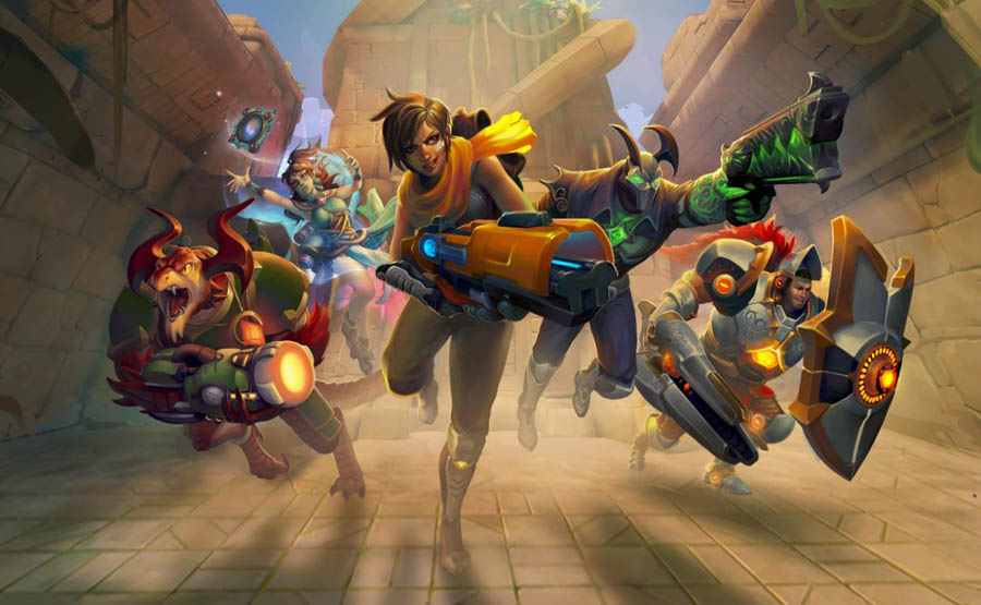 The Official Picture of Paladins with its characters, One of best multiplayer games for Xbox.