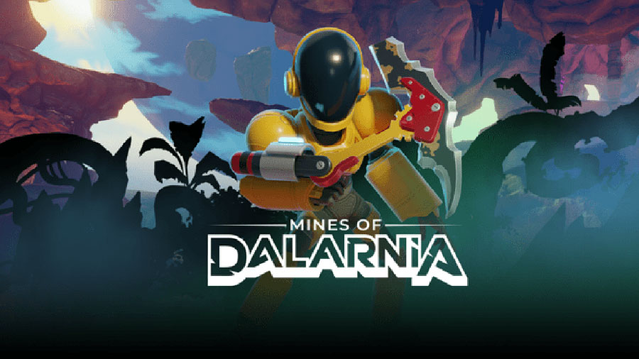 The Official Picture of Mines of Dalarnia with its character, One of best nft games for android.