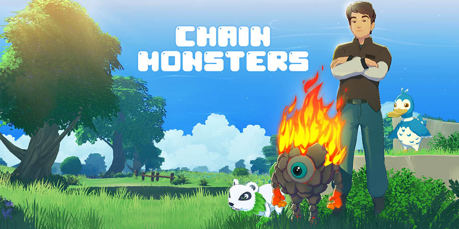 The Official Picture of Chainmonsters with its characters, One of best nft games for android.