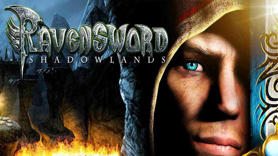 The Official Picture of Ravensword: Shadowlands with its character, One of best open world games for ios.