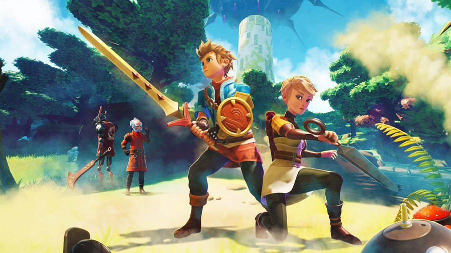 The Official Picture of Oceanhorn 2 with its characters, One of best open world games for ios.