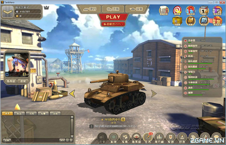 A picture of Mad Tanks, one of the best tank games for android.