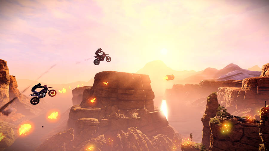 A wallpaper of Trials Rising, one of the best bike games for PC.