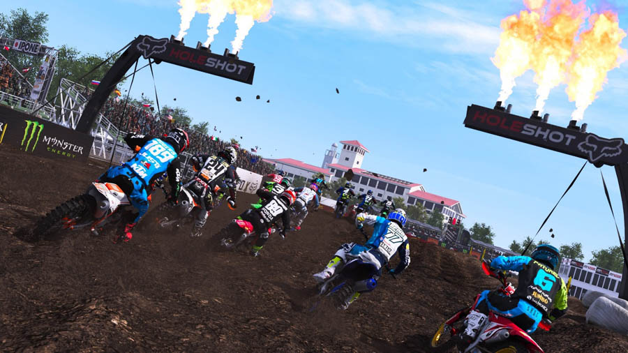 An official photo of MXGP 2020, one of the best bike games for PC.