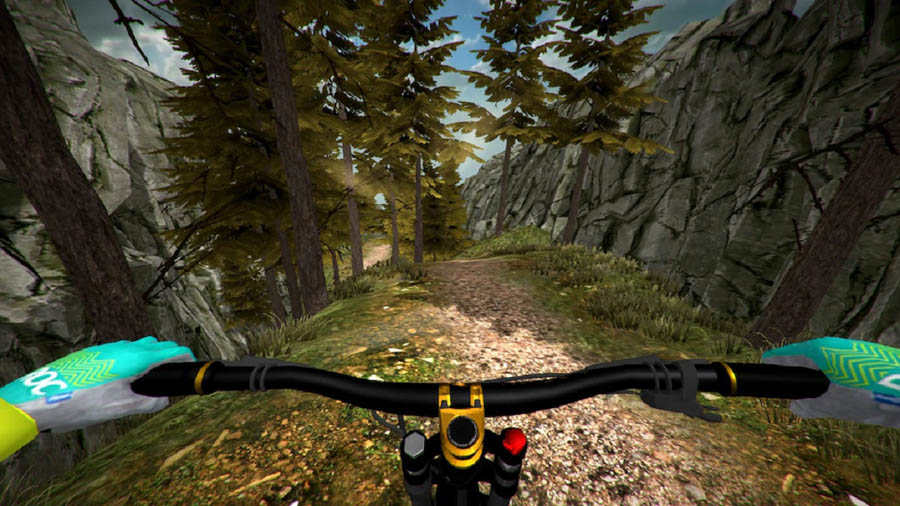 A picture of MTB Freeride, one of the best bike games for PC.