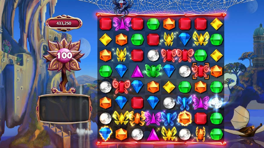 A picture of Bejeweled 3, one of the best jewel games on Xbox.