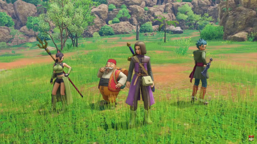 A wallpaper of Dragon Quest XI: Echoes of an Elusive Age.