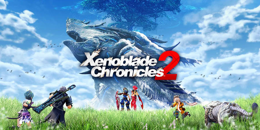 The Official Picture of Xenoblade Chronicles 2 with its Characters, One of JRPG games for Switch.