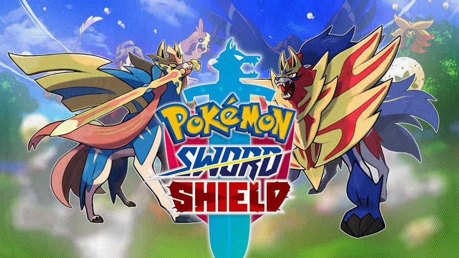 The Official Picture of Pokemon Sword and Shield with its Characters, One of JRPG games for Switch.