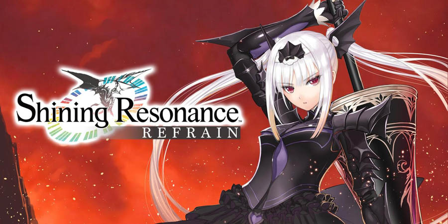 The Official Picture of Shining Resonance Refrain with its Characters, One of JRPG games for Switch.