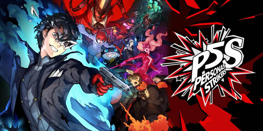 The Official Picture of Persona 5 Strikers with its Characters, One of JRPG games for Switch.