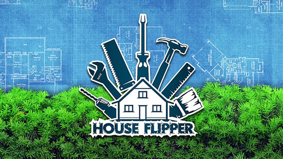 The Official Picture of House Flipper, One of life simulation games PS5.