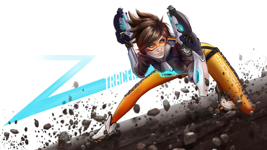 The Art of Overwatch with Tracer.