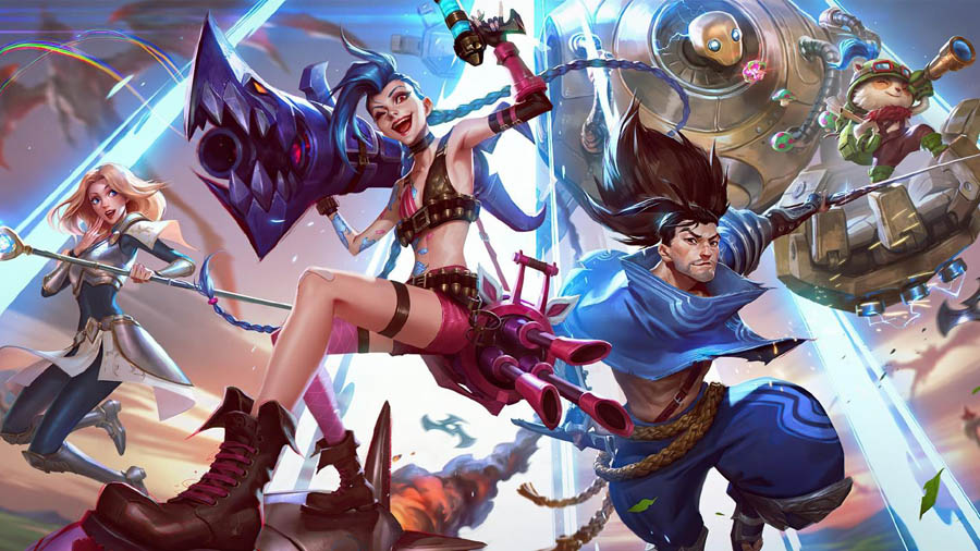 The Art of League of Legends (LoL) with its Champions.