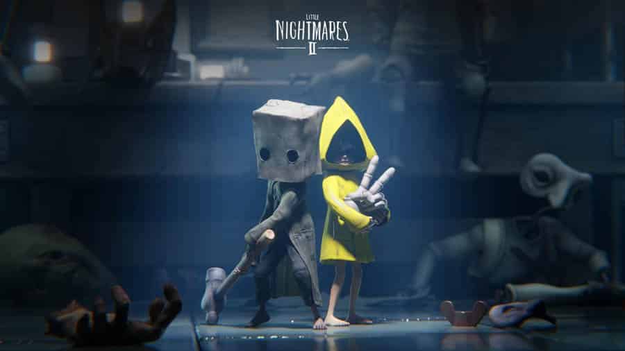 The Official Picture of  Little Nightmares II with its characters, One of 15 Best Horror Game Picks for Xbox.