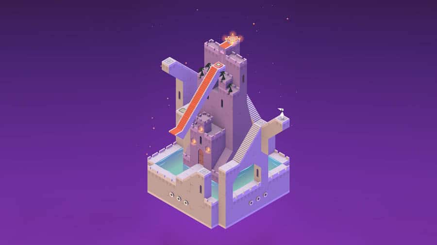 An official wallpaper of Monument Valley.