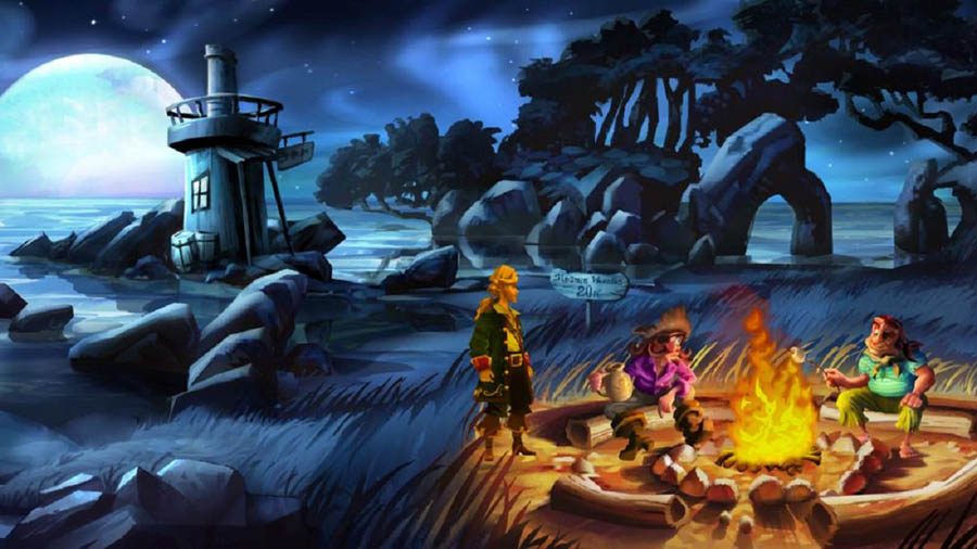 A wallpaper of Monkey Island 2: LeChuck’s Revenge.