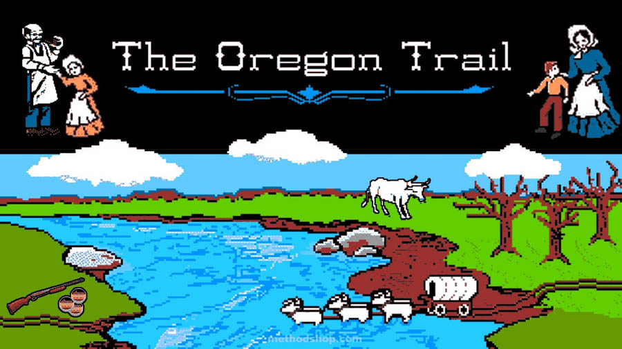 A picture of The Oregon Trail.