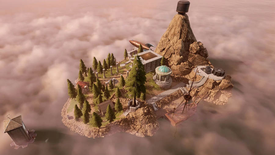 A main picture of Myst.