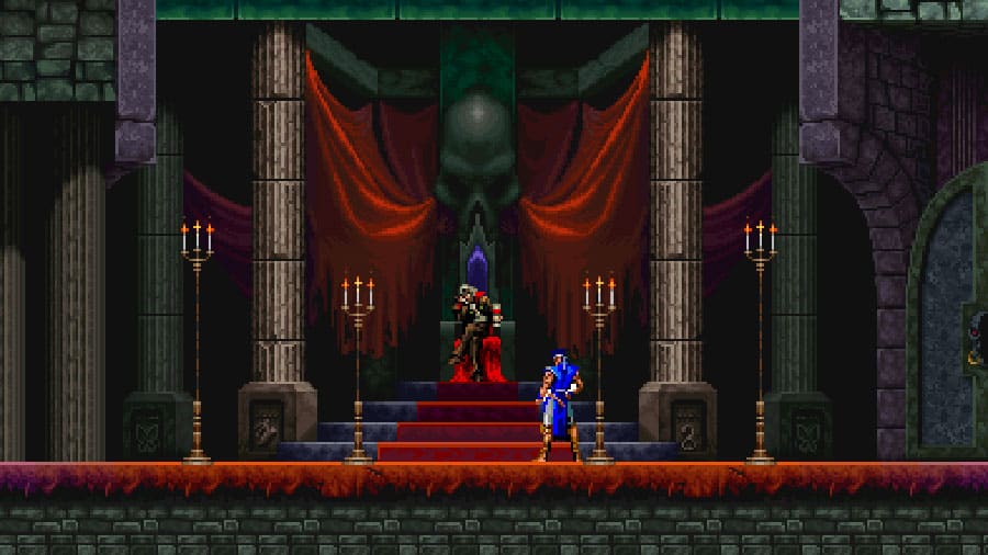 A wallpaper of Castlevania: Symphony of the Night.