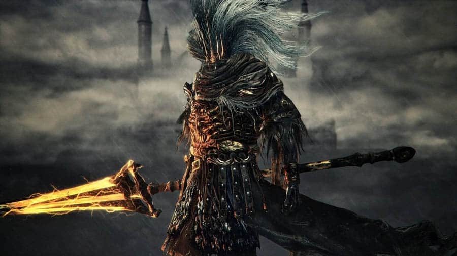 A picture of The Nameless King in Dark Souls lll.