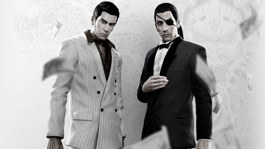 The Official Picture of Yakuza 0 with Kiryu and Majima, One of 10 PS4 Anti-Hero Games That Blur the Lines of Morality.