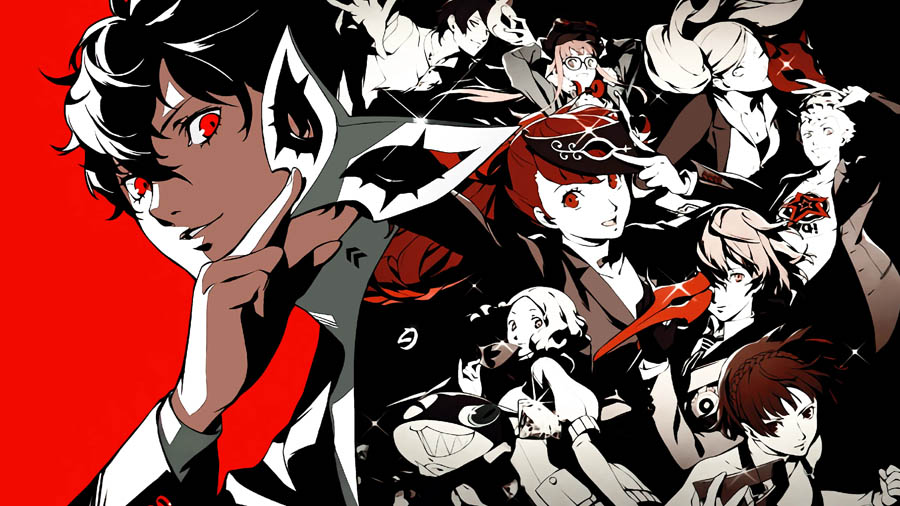 The Art of Persona 5 with its characters, One of 10 PS4 Anti-Hero Games That Blur the Lines of Morality.