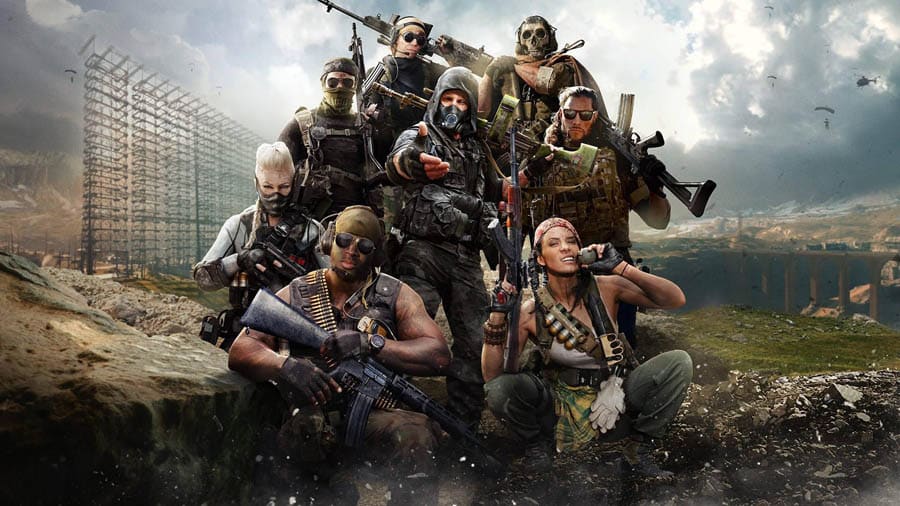 The Official Picture of Call of Duty: Warzone with its characters.