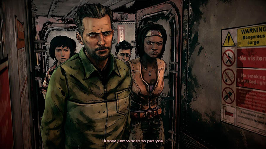 An official picture of The Walking Dead: The Telltale.