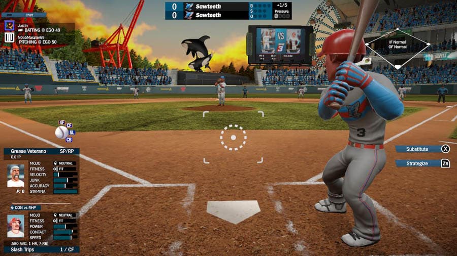 A main picture of Super Mega Baseball 3, one of the best baseball games for steam.