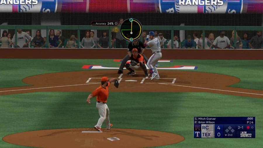 A picture of MLB The Show 22, one of the best baseball games for xbox.