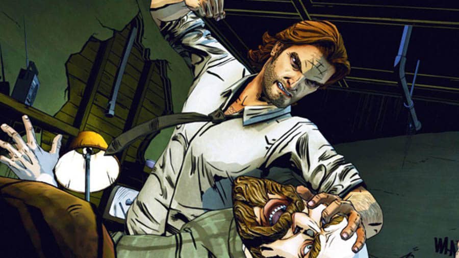 A picture of The Wolf Among Us, one of the best batman games for chromebook.