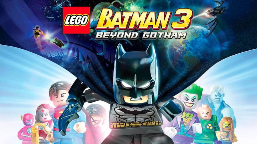 A wallpaper of LEGO Batman 3: Beyond Gotham, one of the best batman games for ios.